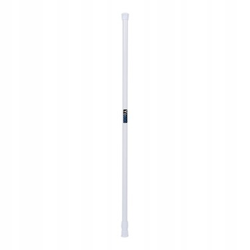 DRĄŻEK KIJ PRYSZNICOWY ZASŁONY POD PRYSZNIC TELESKOPOWY STALOWY 55-90 CM