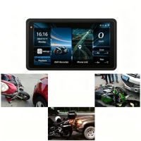 1080P GPS-ЭКРАН ДЛЯ МОТОЦИКЛА, НАВИГАТОР С CARPLAY И ANDROID, 5