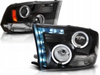 Купить Фонари передние dodge ram 09-18 angel eyes черный, фото thumb