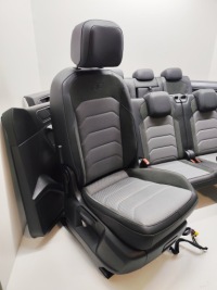 фото thumb №3, Vw tiguan ii allspace r-line сидіння заднє сидіння обшивки 7osób комплект