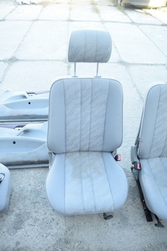 фото thumb №9, Mercedes w210 оббивка сидіння сидіння eu сірий комплект sedan