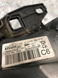фото thumb №6, Лампа левый перед renault scenic iii 89902926