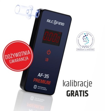 Алкотестер Alcofind AF-35 PREMIUM, сертифицированные калибровки