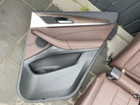 фото thumb №12, Сиденья обивка bmw ix3 g08 кожа vernasca mokka подогрев перед задняя