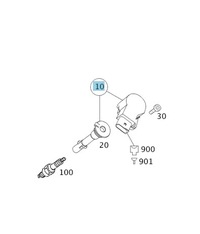 фото thumb №7, Nowa оригінальна котушка запалювання mercedes w204 w209 c209 cl203 a2729060060