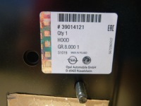 Opel astra iv 4 j 2010-2015 капот нова оригінальна в Україні, фото thumb