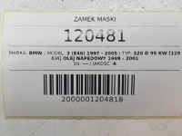 фото thumb №6, Замок капот перед передній трос bmw 3 e46