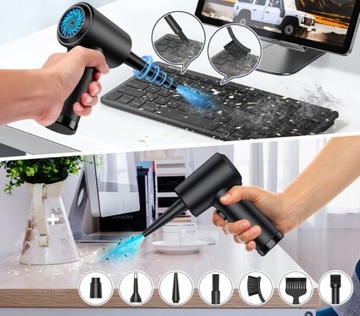 МОЩНЫЙ электрический вентилятор сжатого воздуха, пылевой компрессор Air Duster