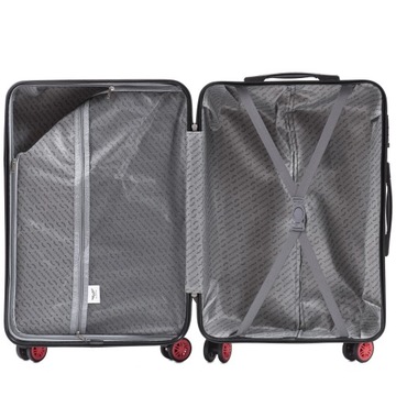 Zestaw 3 walizek (L,M,S) Wings PC565 Policarbon, Dark Blue