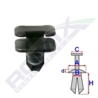 фото thumb №4, Клипса жабо romix company c30056 bmw