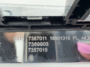 фото thumb №9, Bmw 7 g11 g12 решітка радіатора решітка радіатора ліва 7357011