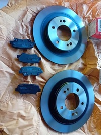 фото thumb №1, Hyundai i40 гальмівні диски гальмівні колодки задня trw df6367 gdb3594