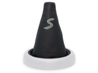 Купити Mini cooper s r50 чохол перемикання передач чорна шкіра вишивка s szary, фото thumb