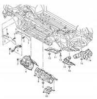 фото thumb №8, Защита тепловая туннель 4f0804160j audi a6 s6 c6