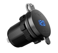 фото thumb №15, Зарядний пристрій woltomierz панель usb qc3.0 + pd usb c швидкі заряджання 63w