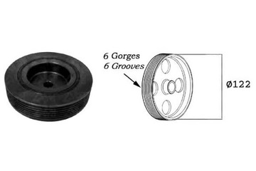 фото thumb №2, Колесо пасове вала sasic 8200458960 80001727