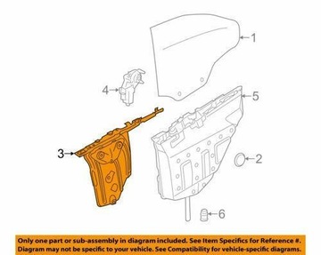 фото thumb №8, Подъемник стекло bmw f33 f83 m4 оригинальный 51357352750