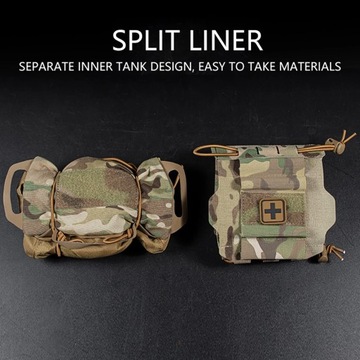 Tactical Military Pouch MOLLE Rapid Deployment First-aid Kit Survival
