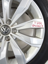 фото thumb №9, Vw t-roc алюминиевый диск диск шина brigstone primacy 2ga601025j 215/55r17 лето