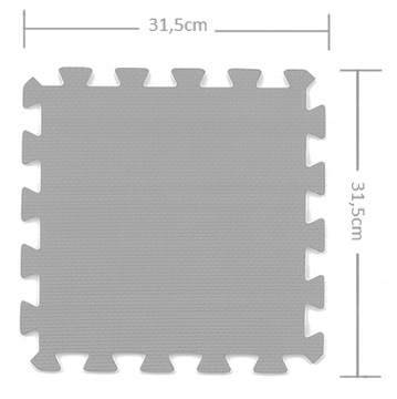FOAM PUZZLE FOAM MAT пазлы для детей на пол 12 EL 90x120 ТОЛЩ.