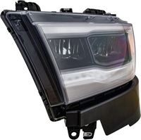 фото thumb №2, Dodge ram 1500 2019- лампа led передняя левая czarna nowa