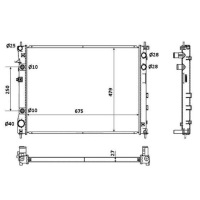 фото thumb №1, Радиатор wody subaru tribeca 05- 3.0 3.6