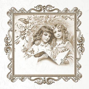 ZESTAW PAPIERÓW RYŻOWYCH ITD RSM058 anioły