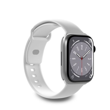 PURO ICON - Эластичный ремешок для Apple Watch 38/40/41 мм (S/M & M/L) (Белый)