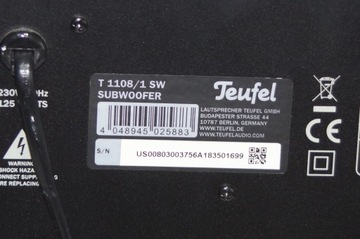 ПРЕДЛОЖЕНИЕ НА АКТИВНЫЙ САБВУФЕР TEUFEL T 1108/1SW!