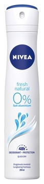 NIVEA Fresh Natural Женский спрей-антиперспирант 3x200мл