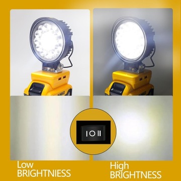 Прожектор для литиевой лампы DeWalt LED 18V/20V/60V MAX с зубом