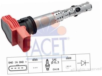 фото thumb №2, Катушка зажигания audi a7 4g 2.0-3.0 a5 8t 3.0-4.2 8f 3.0 3.2