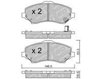 фото thumb №1, Galfer sdt fdhp1050 fiat freemont тормозные колодки перед 2159101