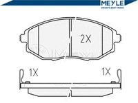 фото thumb №3, Meyle тормозные колодки тормозные chevrolet перед epica 06- с