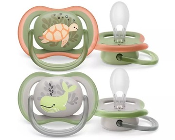Avent Philips Smoczek uspokajający Ultra air 6-18 natural