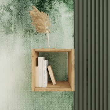 WOTAN ДУБ Полка 30x30x15 Квадратная Подвесная Куб.