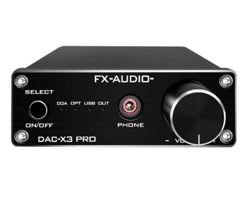 АУДИО КОНВЕРТЕР ЦАП FX-AUDIO DAC-X3PRO УСИЛИТЕЛЬ ЗВУКОВАЯ КАРТА