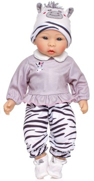 Звуки BABY DOLL + соска + подгузники + бутылочки