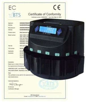 СЧЕТНАЯ МАШИНА-СОРТИРОВКА для монет Ludger CCS 950