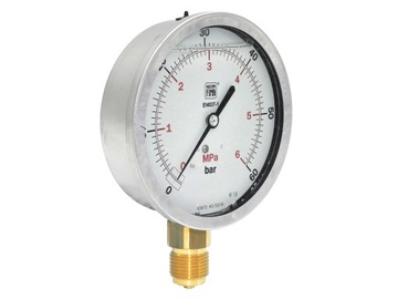 MANOMETR HYDRAULICZNY DUŻY ZEGAR 100mm 0-100 Bar