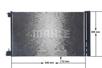 фото thumb №13, Радиаторов do климат. insignia 1.4 08- mahle ac 552 000s конденсатор,