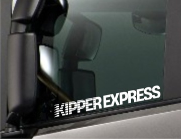 Naklejka KIPPER EXPRESS na ciężarówkę tira szybę busa *KOLORY *60cm