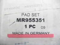 фото thumb №8, Тормозные колодки тормозные перед mitsubishi colt оригинальный номер mr955351