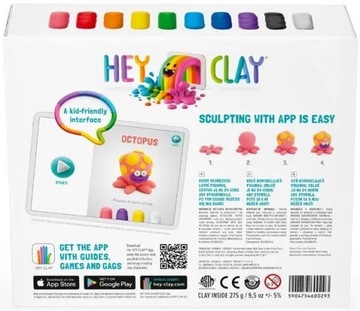 HEY CLAY PASTE OCEAN FISH TM TOYS 18003