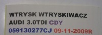 фото thumb №14, Форсунка инжектор audi 3.0 tdi cdy 059130277cj