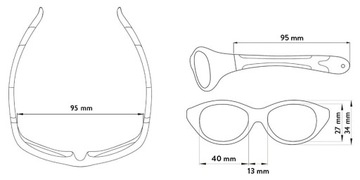 Детские солнцезащитные очки Real Shades Explorer BlueLight Blue 0-2