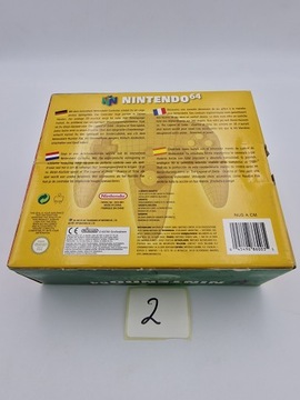 ОРИГИНАЛЬНЫЙ ПАНЕЛЬ NINTENDO 64, ЗЕЛЕНАЯ КАРТОННАЯ КОРОБКА