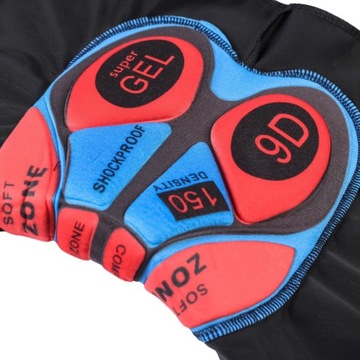 STRÓJ KOLARSKI NA ROWER KOMPLET ROWEROWY BLUZKA SZORTY WKŁADKA ŻELOWA 9D XL