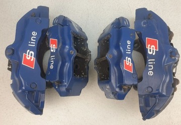 фото thumb №11, Audi q7 4l s-line суппорт зажимы тормозные перед зад brembo комплект