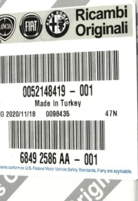 Дворники fiat tipo оригинальный номер левая сторона 650mm в Украине, фото thumb